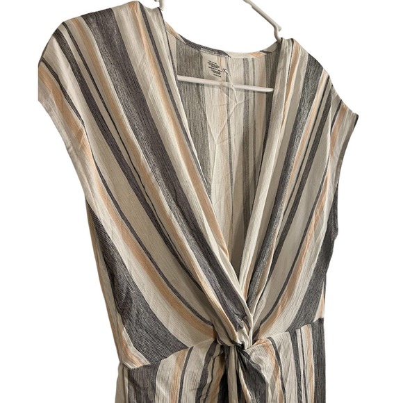 Lulus Womens French Countryside Striped Print High-Low Dress Size S - Picture 3 of 4